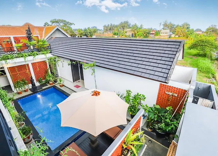 White Blue House - Private Room, Shared Pool And Kitchen - 8 أوبود